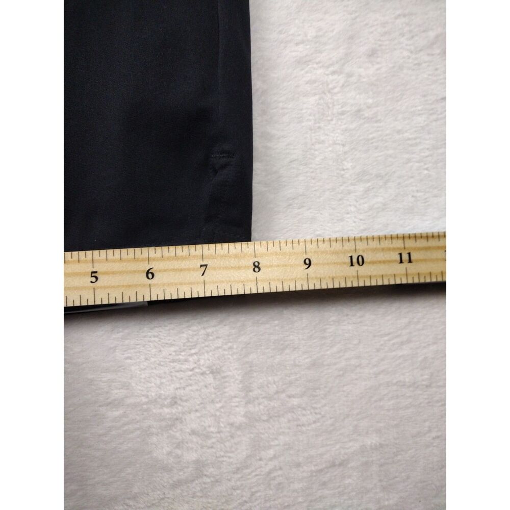 Lands End Womens‎ XL Petite Black Active Crop Pants Zipper Pockets Golf Travel - Picture 8 of 8